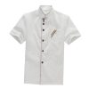 Short Sleeve Chef Jacket Chef Jackets Mens Short Sleeve Shirts Men Short Sleeve Shirt Universal Shirts
