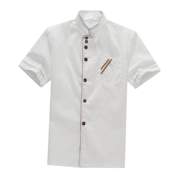 Short Sleeve Chef Jacket Chef Jackets Mens Short Sleeve Shirts Men Short Sleeve Shirt Universal Shirts