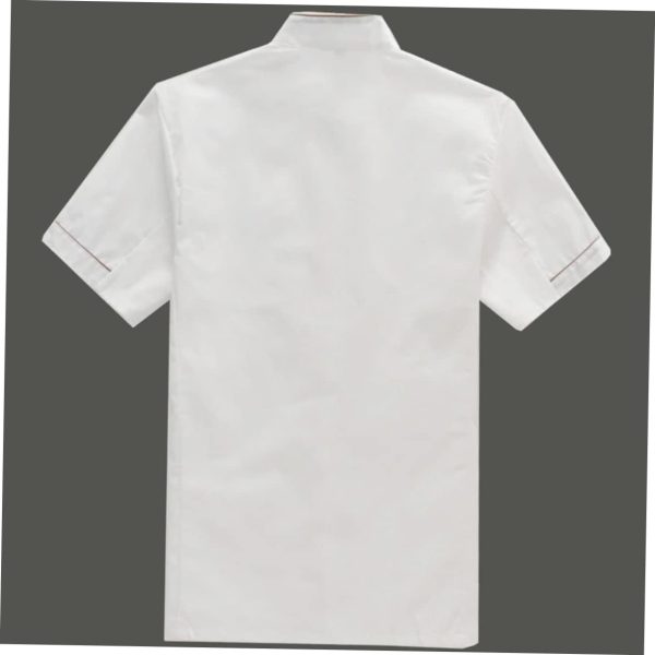 Short Sleeve Chef Jacket Chef Jackets Mens Short Sleeve Shirts Men Short Sleeve Shirt Universal Shirts