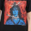 Front Printed Lord Shiva Half Sleeve Men and Women Cotton T Shirt(S04)