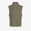 Women Two Piece Outfits Half Zip Lapel Collar Sleeveless Sweatshirt High Waist Sweat Shorts Lounge Sets Tracksuits