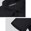 Stretch Dress Shirts for Men Short Sleeve Slim Fit Casual Button Down Shirts Muscle Fit Men's Dress Shirts