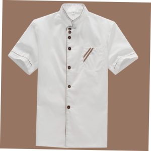 Short Sleeve Chef Jacket Chef Jackets Mens Short Sleeve Shirts Men Short Sleeve Shirt Universal Shirts
