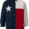 Texas Flag Long Sleeves Twill Shirt