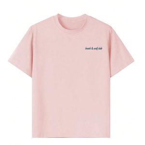 Girl's Letter Print T Shirt Half Sleeve Drop Shoulder Crew Neck Oversized Tee Tops