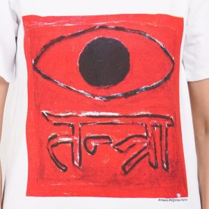 Front Printed Lord Shiva Half Sleeve Men and Women Cotton T Shirt(S03)