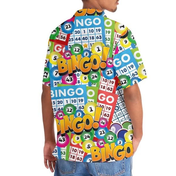 Funny Bingo Shirt Hawaiian Style, Bingo Game Team Shirt, Bingo Lovers Gifts, Bingo Shirt Button Down Size S-5XL