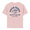 Girl's Letter Print T Shirt Half Sleeve Drop Shoulder Crew Neck Oversized Tee Tops