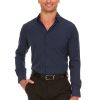 Slim Fit Mens Dress Shirts Long Sleeve Button Down Wrinkle Free Formal 4-Way Stretch