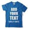 Custom T-Shirt Add Your Text Personalized T Shirt for Men & Women Cotton Tee