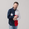 Texas Flag Long Sleeves Twill Shirt