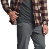 Men's Long Sleeve Heavyweight Fleece Shirts, Plaid Button Up Shirt, Warm Outdoor Casual Shirt with Pockets