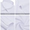 Button Down Shirts for Women Wrinkle Free Long Sleeve Shirts Dress Shirts Work Office Blouse Tops with Pocket