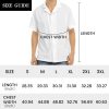 Cartoon Science Men's Casual Shirts Short Sleeve Button Down Shirt Regular-Fit Tops S