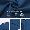 Mens Short Sleeve Button Down Shirts Casual Summer Shirt Untucked Dress Shirts