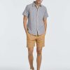 3 Pack: Men's Regular-Fit Short Sleeve Woven Button Down Shirt with Pocket (Available in Big & Tall)