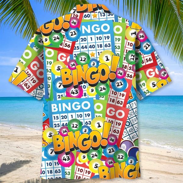 Funny Bingo Shirt Hawaiian Style, Bingo Game Team Shirt, Bingo Lovers Gifts, Bingo Shirt Button Down Size S-5XL