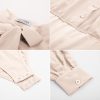 Women Bow Tie Neck Office Blouse Button Down Long Sleeve Bodysuits Blouse Top