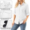 Women's UPF 50+ Long Sleeve UV Shirts Sun Protection Outdoor Cool Quick Dry Fishing Hiking Safari Travel Gardening Shirts
