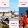 Mens Unique Pattern Hawaiian Shirt Beach Tropical Button Up Shirts Vacation Cruise Hawaii Summer Clothes