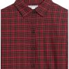 Women's Classic-Fit Long-Sleeve Lightweight Plaid Flannel Shirt