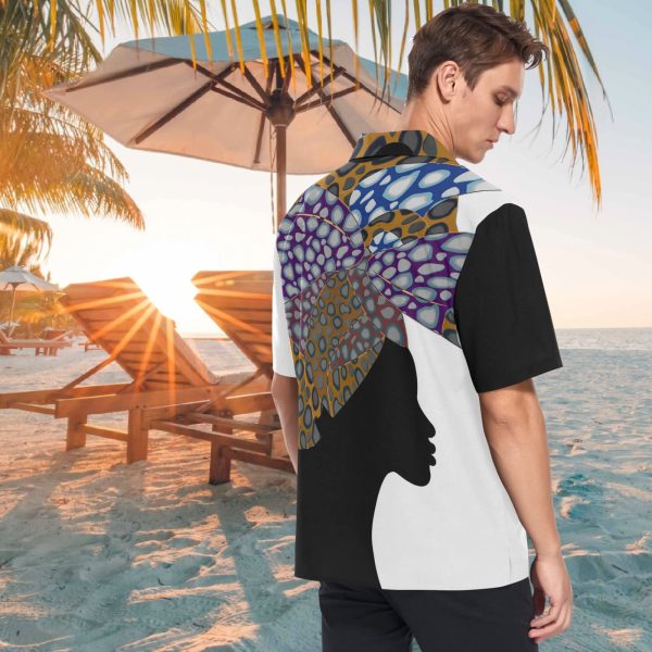 Mens Unique Pattern Hawaiian Shirt Beach Tropical Button Up Shirts Vacation Cruise Hawaii Summer Clothes