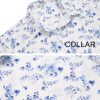 Mens Hawaiian Shirts Short Sleeve Tropical Button Down Shirts Floral Summer Beach Shirt