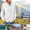 Women's UPF 50+ Long Sleeve UV Shirts Sun Protection Outdoor Cool Quick Dry Fishing Hiking Safari Travel Gardening Shirts