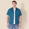 Slim-Fit Men's Short Sleeve Button Down Shirt