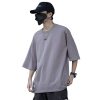 Techwear Shirt Plus Size Half Sleeves Mens Cyberpunk Streetwear Hip Hop Joker Women Fabric Cotton T-Shirts