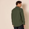 Men's Long-Sleeve Flannel Shirt, Regular-Fit, Two Pockets