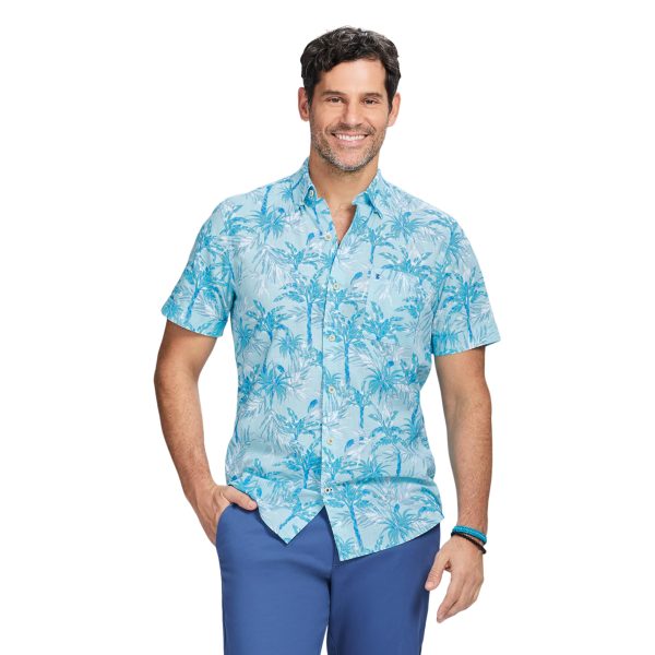 Men's Saltwater Dockside Chambray Short Sleeve Button Down Shirt