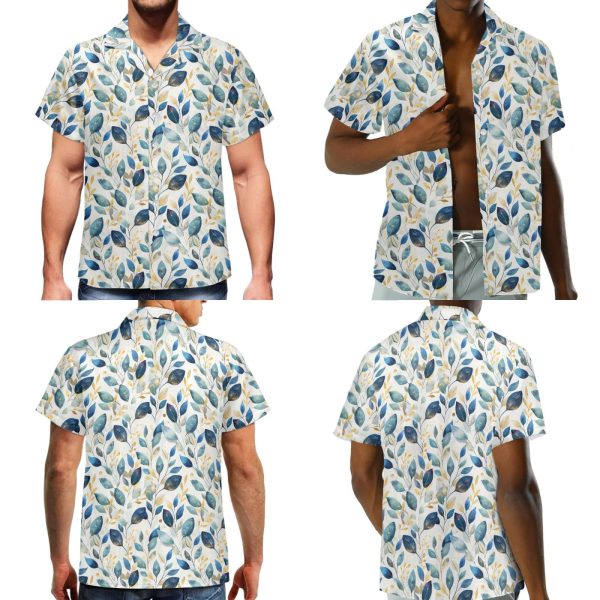 Hawaii Matching Couple Outfits Husband and Wife Clothing Fashionable Mens Casual Shirts Hawaii Dress with Soft Fabric