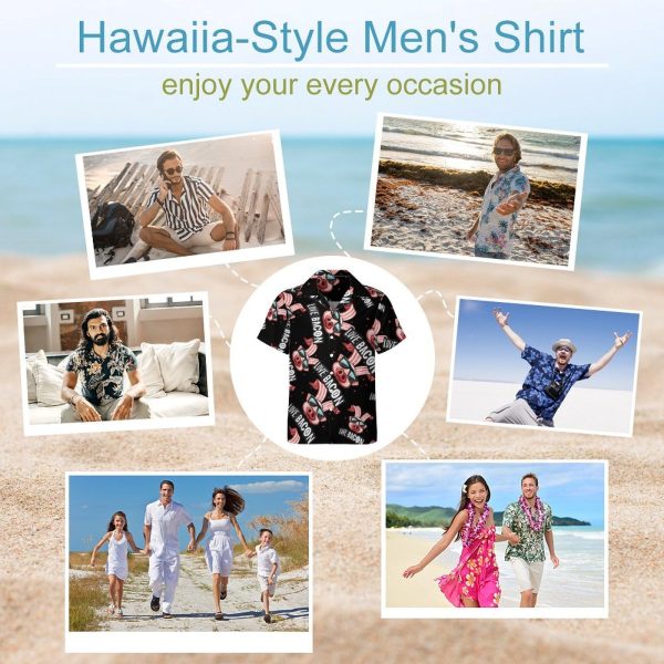 Funny Bacon I Love Bacon Men's Button Down Shirts Short Sleeve Casual Shirts Summer T-Shirt Top for Vacation Wedding