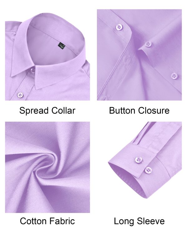 Womens Button Down Shirt Long Sleeve Dress Shirts Stretch Solid Work Blouse Collared Shirts for Business Office