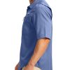 Men's Fishing Shirts with Zipper Pockets UPF 50+ Lightweight Cool Short Sleeve Button Down Shirts for Men Casual Hiking