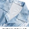 Men's Hawaiian Shirt Short Sleeve Tropical Vacation Button Down Beach Floral Palm Shirts