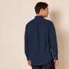 Men's Long Sleeve Shirts Casual - Regular-Fit Pocket Oxford