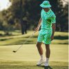 Mens 2 Piece Tracksuit Hawaiian Shirt for Men Button Down Shirts Shorts Rave Outfits with Bucket Hats