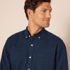 Men's Long Sleeve Shirts Casual - Regular-Fit Pocket Oxford