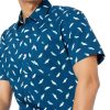 Slim-Fit Men's Short Sleeve Button Down Shirt