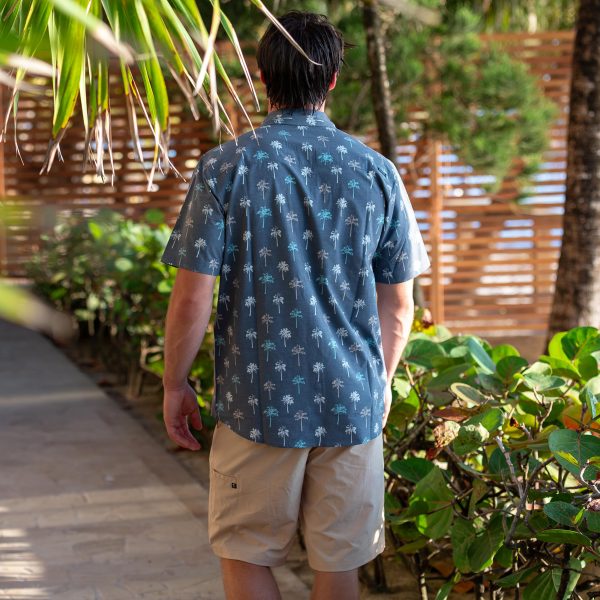 Men's Palm Solo Woven Short Sleeve Performance Tee