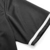 Womens Baseball Jersey Shirt Button Down Blank Softball Jersey Short Sleeve Hip Hop Active Hipster Shirts