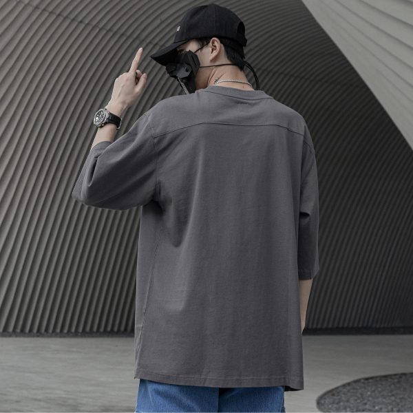 Techwear Shirt Plus Size Half Sleeves Mens Cyberpunk Streetwear Hip Hop Joker Women Fabric Cotton T-Shirts