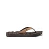 Dreams Women's Flip Flop, Memory Foam Cushion Footbed, Faux Leather Satin Lined Strap