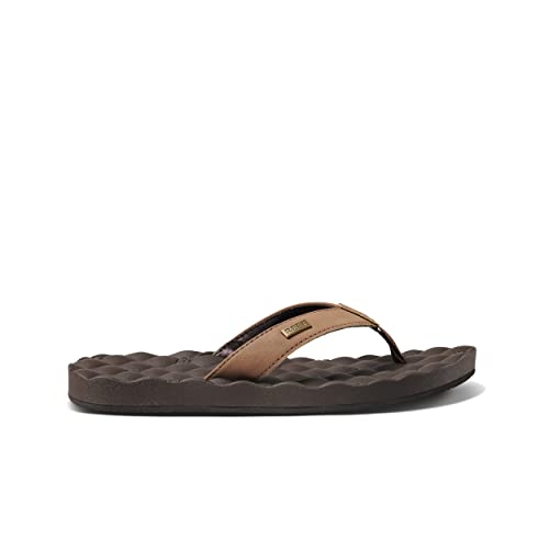 Dreams Women's Flip Flop, Memory Foam Cushion Footbed, Faux Leather Satin Lined Strap