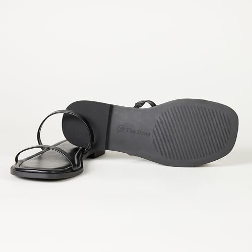 Women's Paris Square Toe Two Strap Flat Sandal