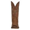 Womens Western Square Toe Cowgirl Cowboy Boots Mid Calf