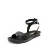 Women’s One Band Ankle Strap Buckle Flat Sandals