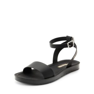 Women’s One Band Ankle Strap Buckle Flat Sandals